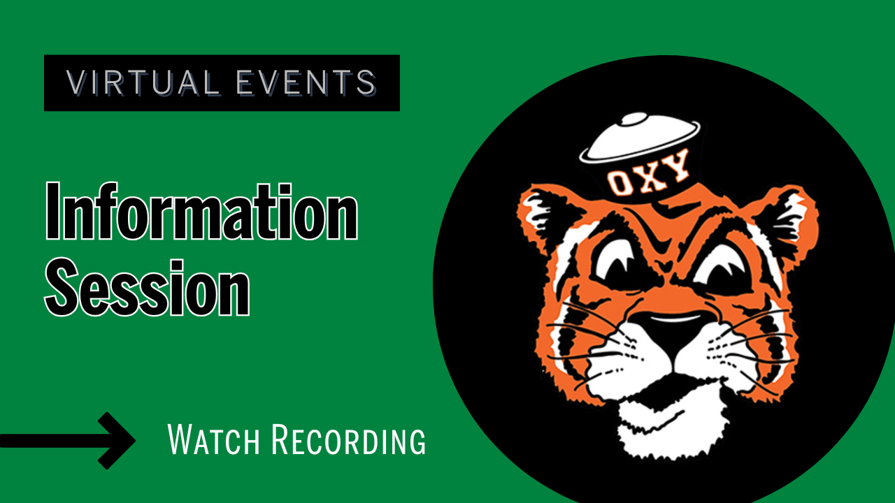Click here to watch an Occidental College information session in English.