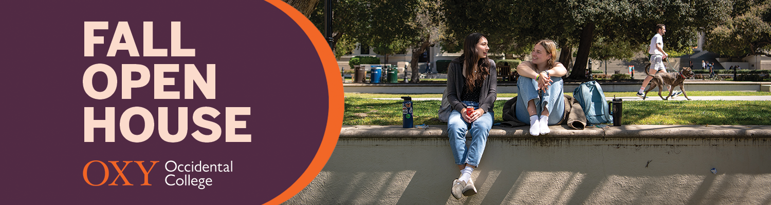 Fall Open House at Occidental College