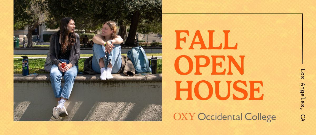 Fall Open House at Occidental College