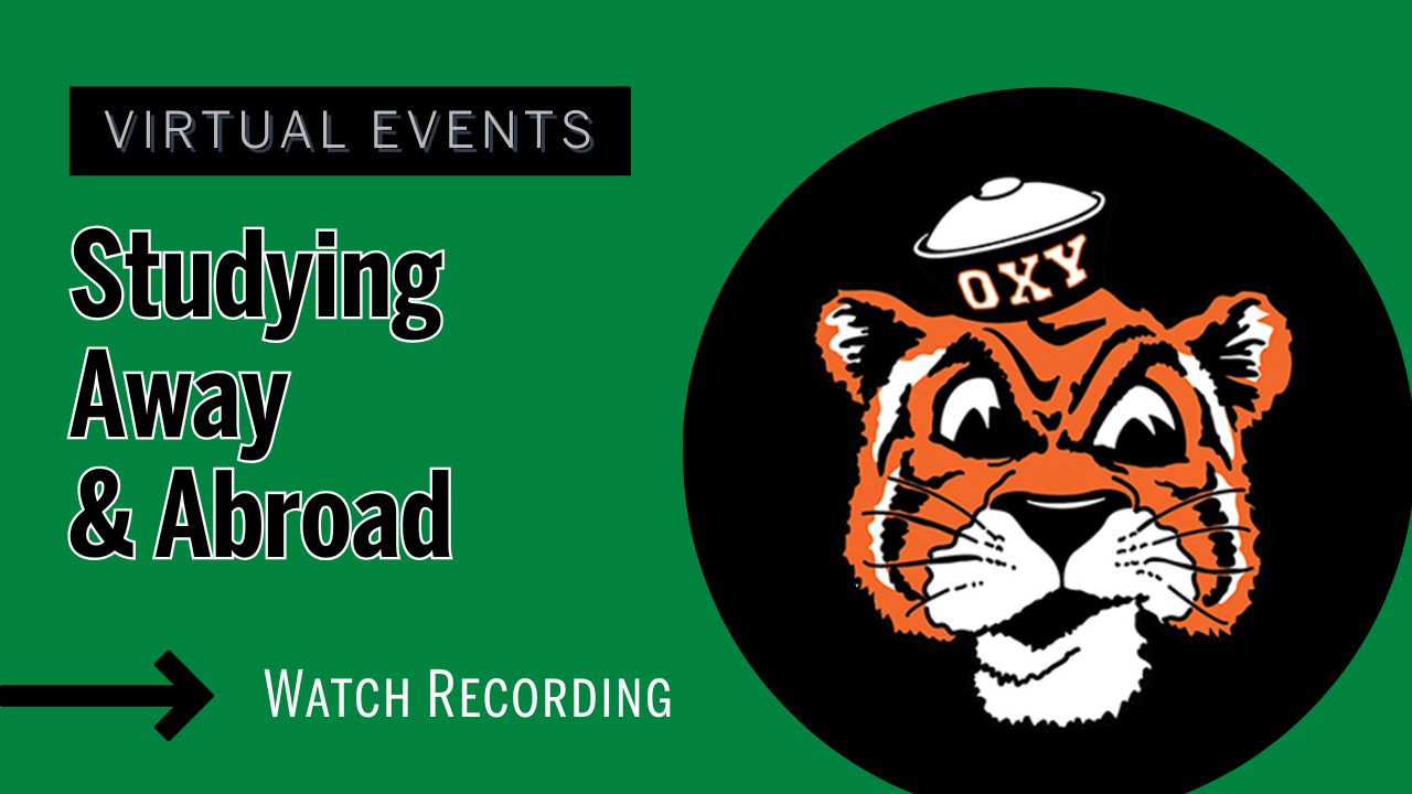 Click here to watch a webinar about Study Abroad opportunities at Occidental College. 
