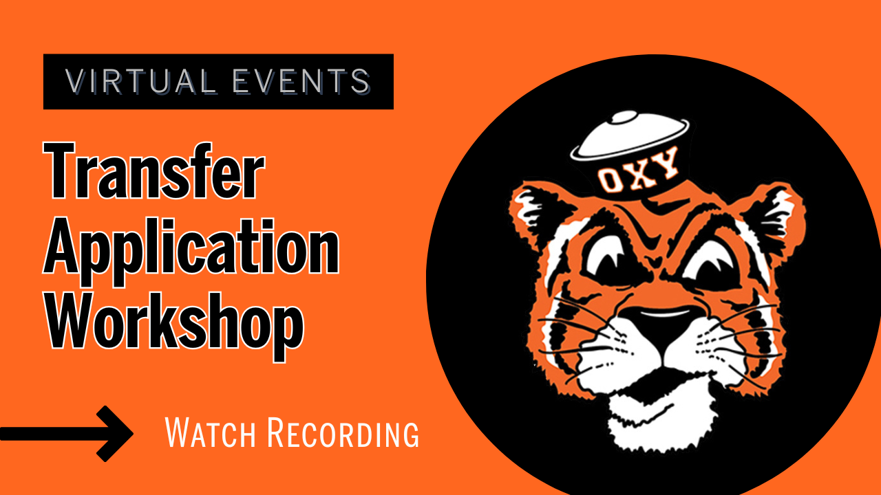 Click here to watch the fall 2025 application workshop for prospective transfer students.